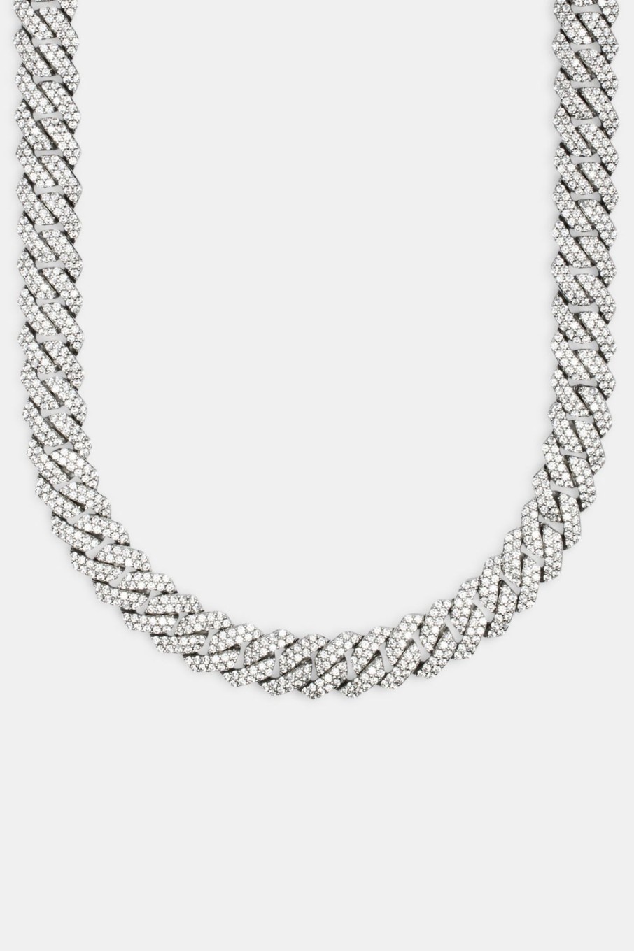 Iced Jewellery | JWL-CHN Iced Jewellery 14Mm Iced Prong Link Chain