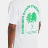 T-Shirts & Vests | cernucci T-Shirts & Vests Oversized Palm T-Shirt - White