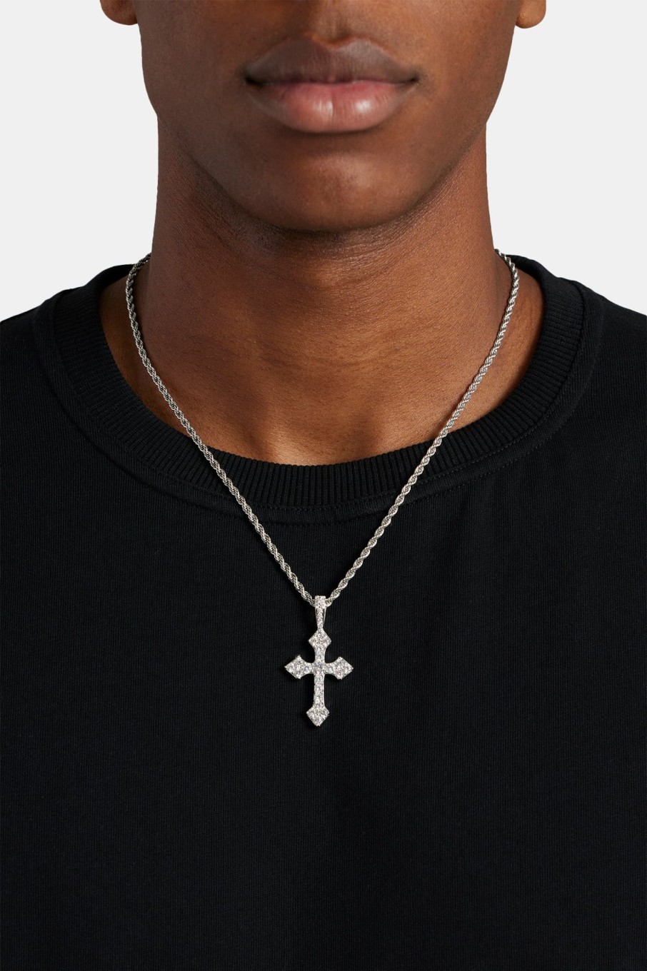 Cross Jewellery | cernucci Cross Jewellery Iced Celtic Cross Pendant