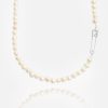 Necklaces | cernucci Necklaces 6Mm Pearl Clip Necklace