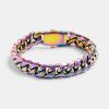 Bracelets & Bangles | cernucci Bracelets & Bangles Stainless Steel Oil Slick Cuban Bracelet