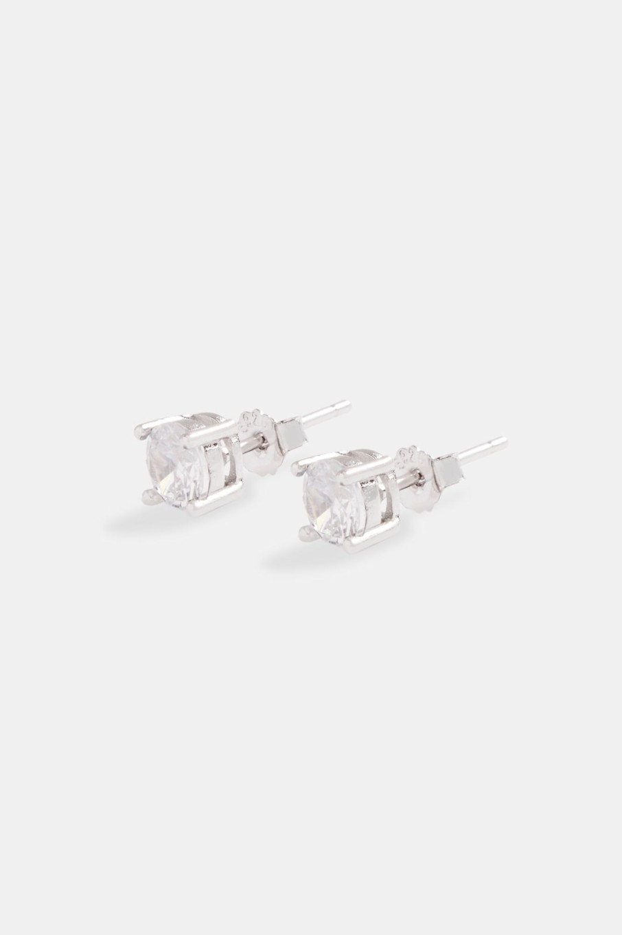 Iced Jewellery | JWL-EAR Iced Jewellery Womens 5Mm Round Cut Stud Earrings