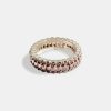 Rings | JWL-RNG Rings Baguette Band Ring - Dusky Pink