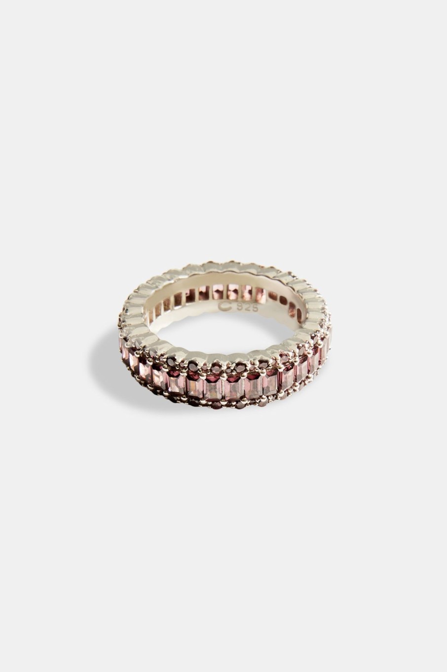 Rings | JWL-RNG Rings Baguette Band Ring - Dusky Pink