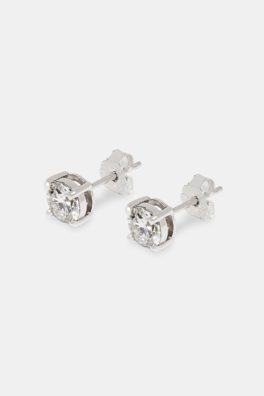 Moissanite Jewellery | cernucci Moissanite Jewellery Moissanite 6Mm 925 Stud Earrings