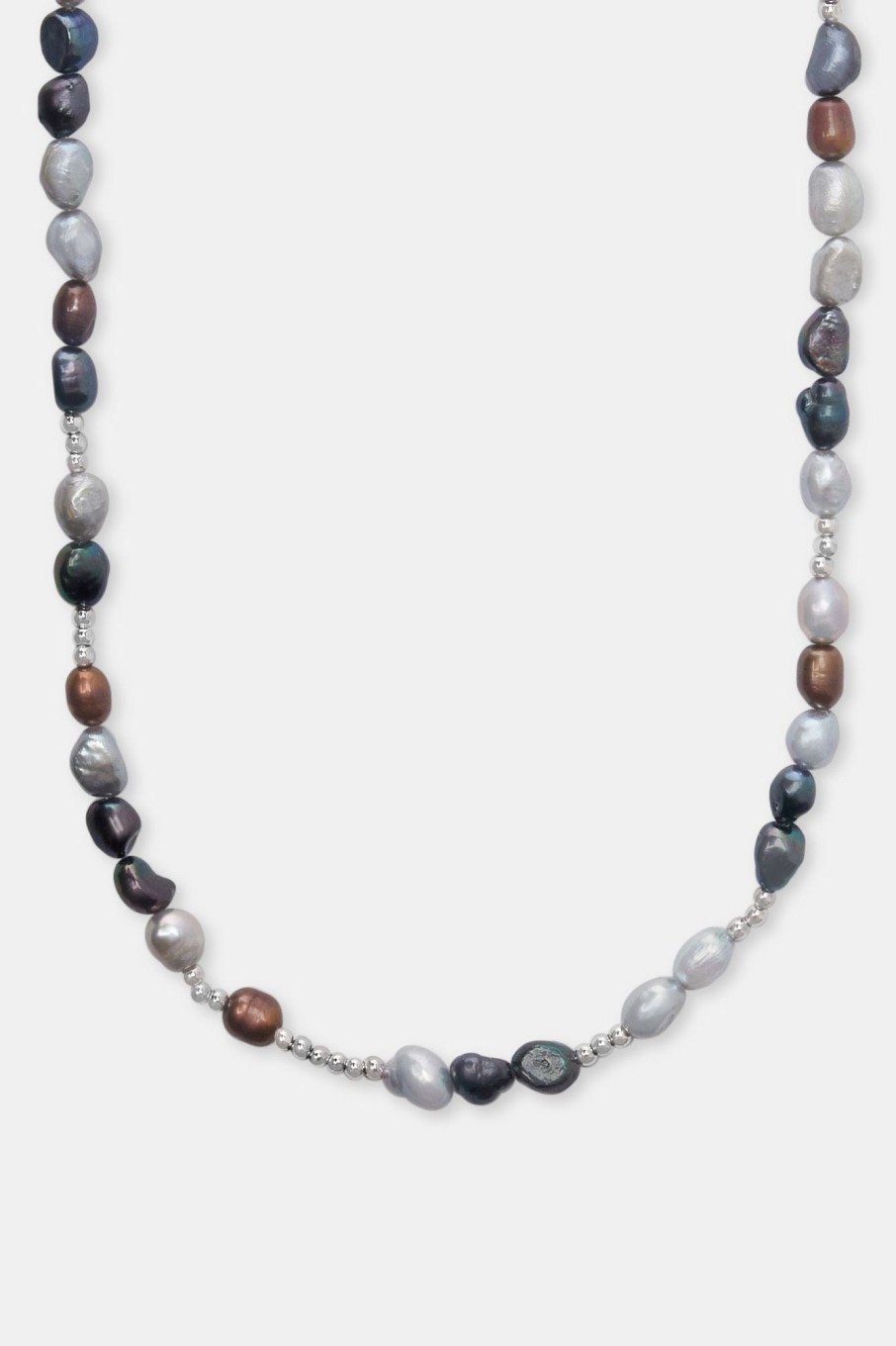 Pearl Necklaces & Bracelets | cernucci Pearl Necklaces & Bracelets Multi Colour Baroque Freshwater Pearl Bead Necklace - White