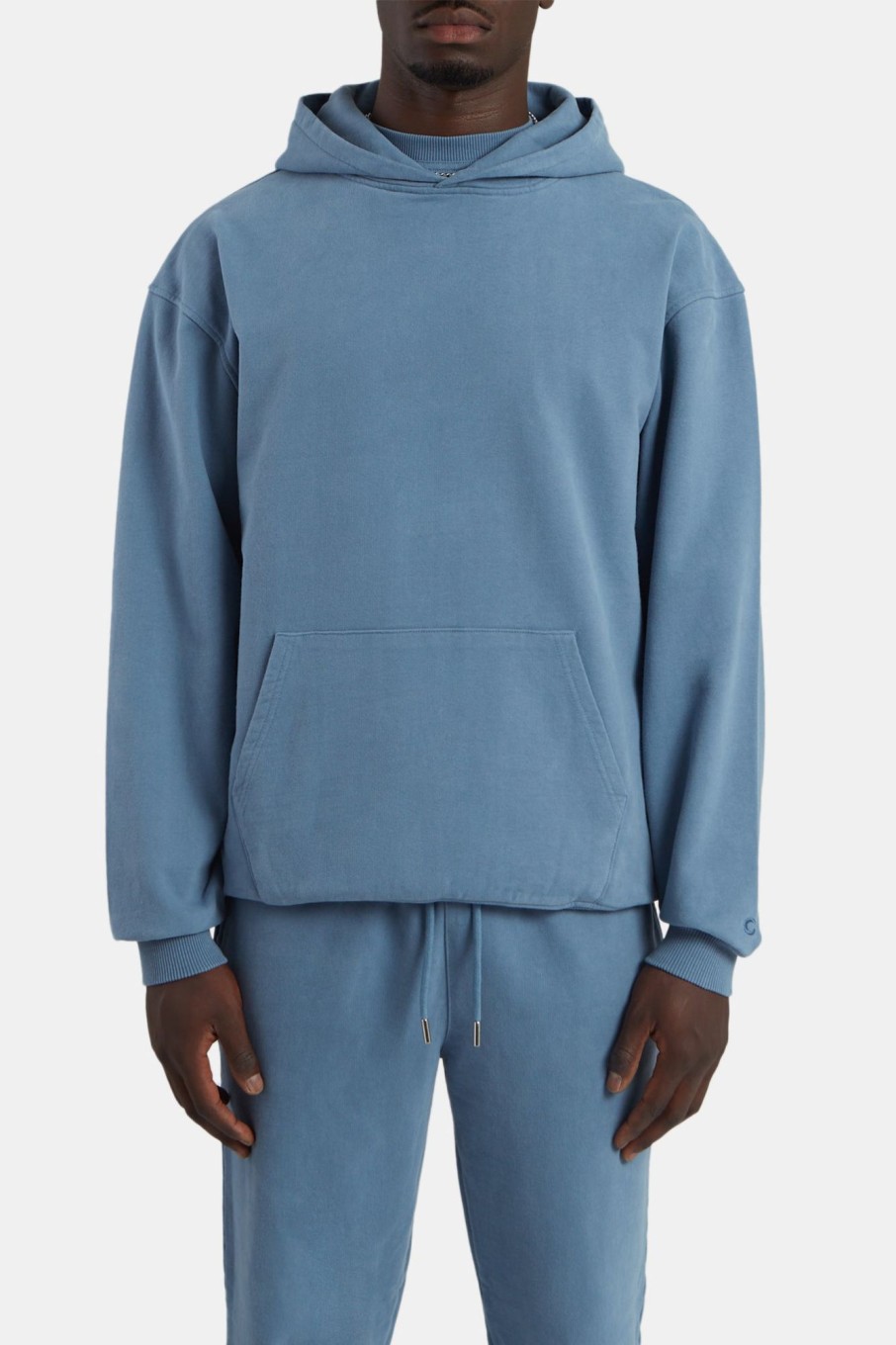 Hoodies & Sweatshirts | cernucci Hoodies & Sweatshirts Oversized Hoodie - Steel Blue