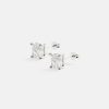 Iced Jewellery | JWL-EAR Iced Jewellery 6Mm Square Cut Stud Earrings