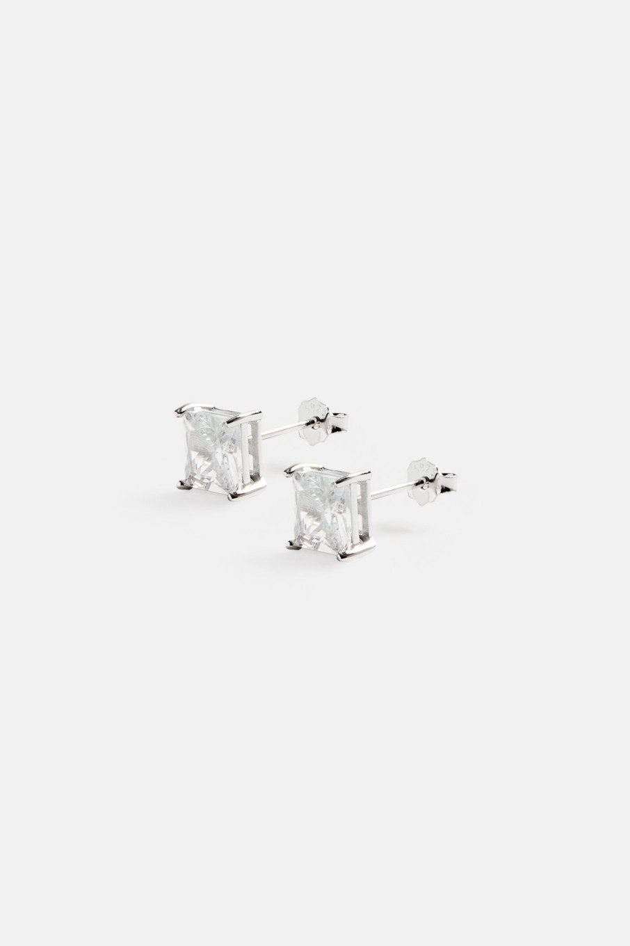 Iced Jewellery | JWL-EAR Iced Jewellery 6Mm Square Cut Stud Earrings