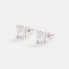 Iced Jewellery | JWL-EAR Iced Jewellery Womens Baguette Stone Stud Earrings