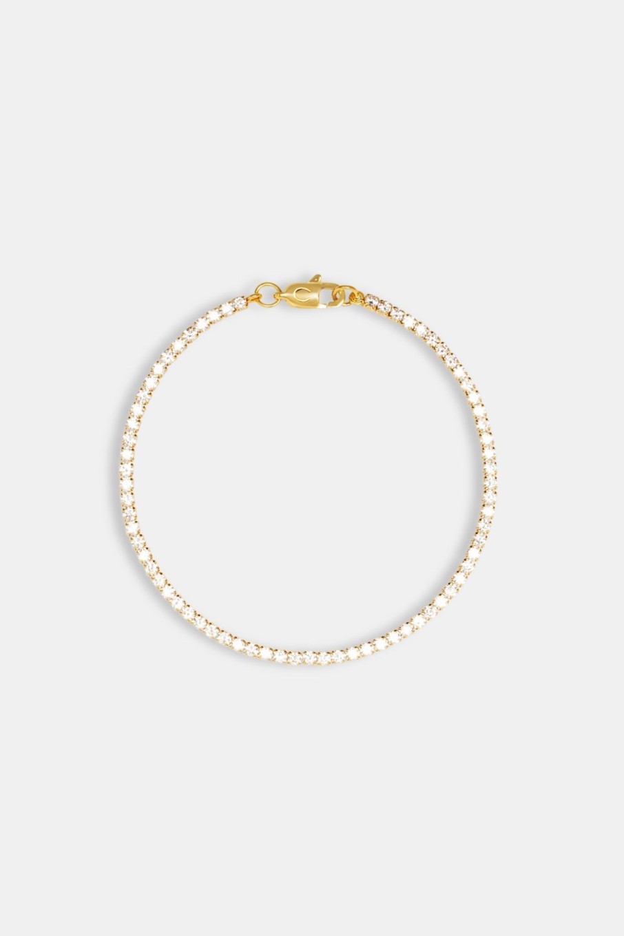 Iced Jewellery | JWL-BRA Iced Jewellery 2.5Mm Micro Tennis Bracelet - Gold