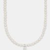 Pearl Necklaces & Bracelets | cernucci Pearl Necklaces & Bracelets Freshwater Pearl Clear Gemstone Pendant Necklace