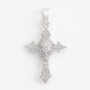 Cross Jewellery | cernucci Cross Jewellery Iced Skull Cross Pendant