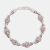 Bracelets & Bangles | cernucci Bracelets & Bangles 9Mm Pink Centre Link Bracelet