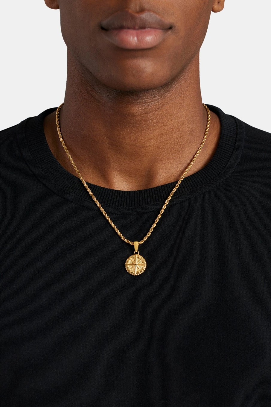 Cernucci X Phil Foden | cernucci Cernucci X Phil Foden Compass Pendant - Gold