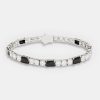 Cernucci X Phil Foden | cernucci Cernucci X Phil Foden Iced Baguette Tennis Bracelet Square