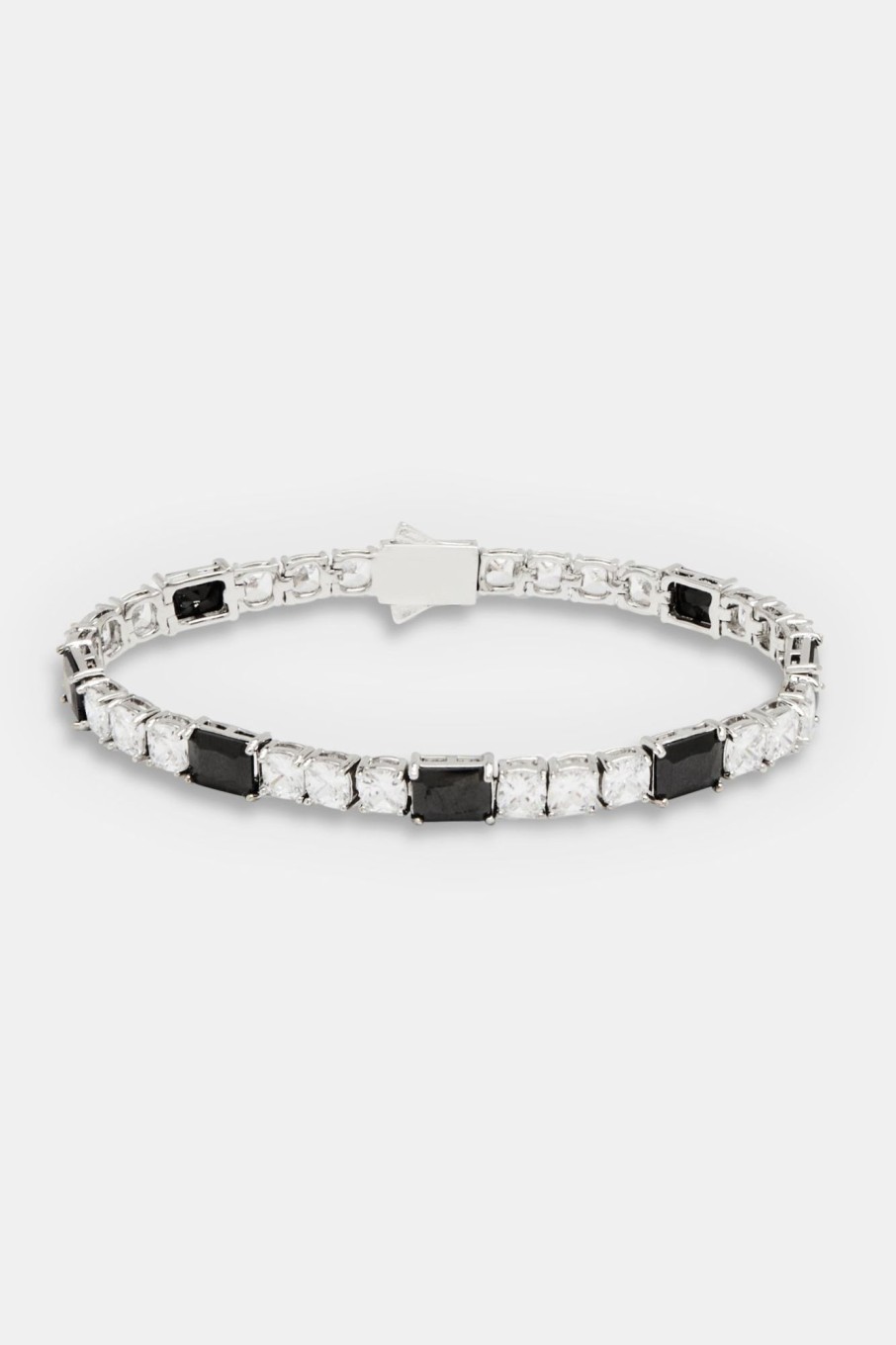 Cernucci X Phil Foden | cernucci Cernucci X Phil Foden Iced Baguette Tennis Bracelet Square