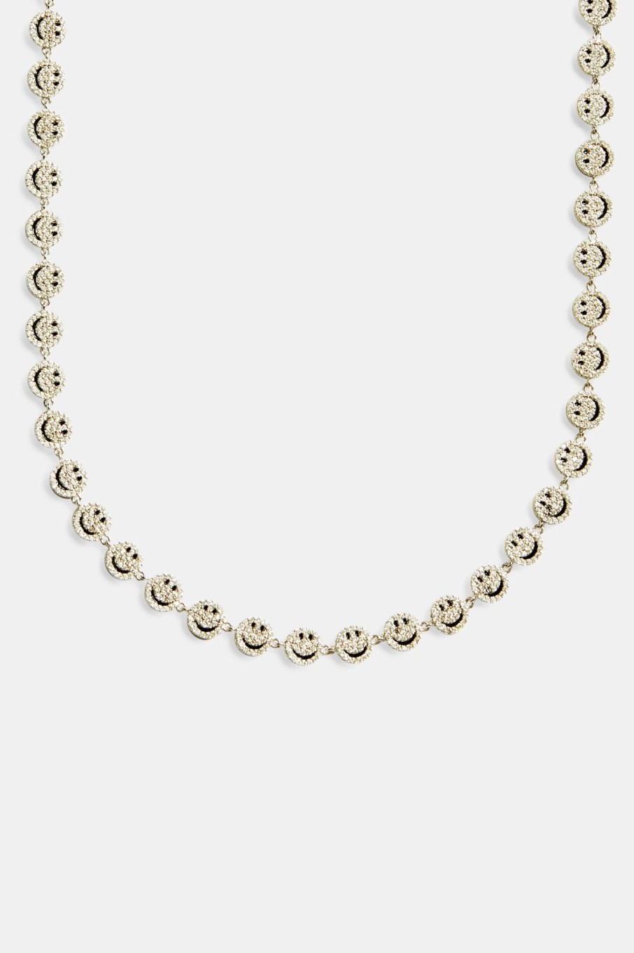 Iced Jewellery | cernucci Iced Jewellery Iced Cz Happy Face Chain