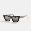 Accessories | CLO-ACC Accessories Square Cat Eye Acetate Frame Sunglasses - Black