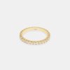 925 Sterling Silver | cernucci 925 Sterling Silver Moissanite Tennis Ring - Gold