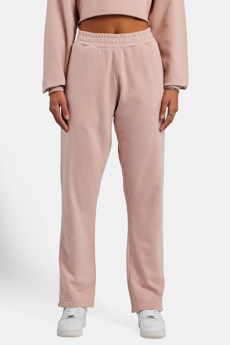 Trousers & Joggers | CLO-BOT-TRO Trousers & Joggers Straight Leg Jogger - Dusky Pink