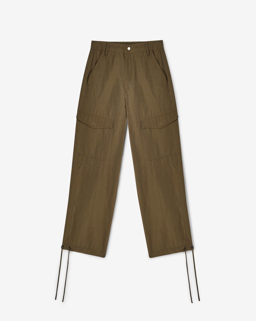 Trousers & Joggers | CLO-BOT-TRO Trousers & Joggers Woven Cargo Trouser - Khaki