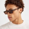 Accessories | CLO-ACC Accessories Rectangular Acetate Sunglasses - Brown