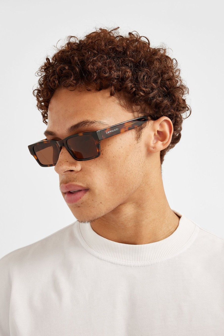 Accessories | CLO-ACC Accessories Rectangular Acetate Sunglasses - Brown