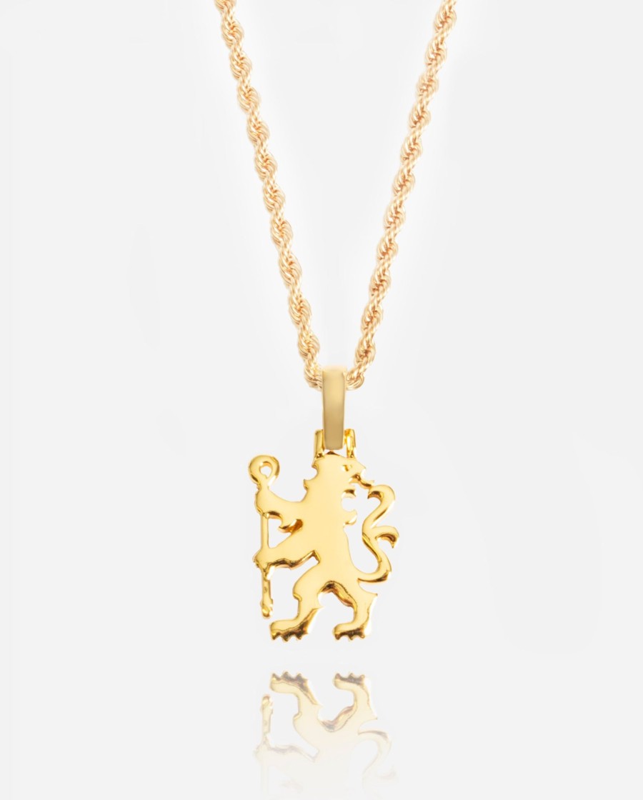 Jewellery Sets | cernucci Jewellery Sets Official Chelsea Lion Pendant - Gold