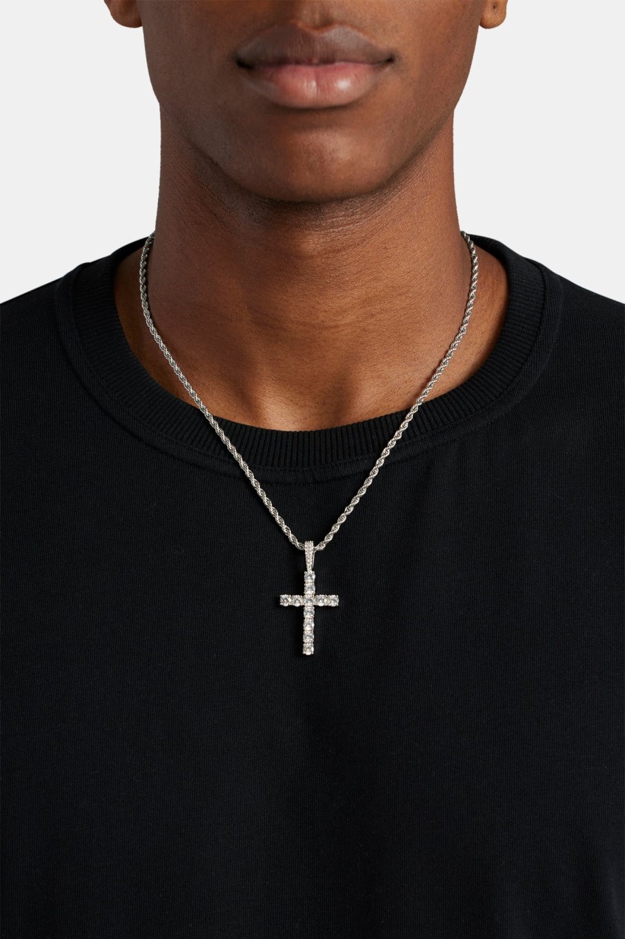 Cross Jewellery | cernucci Cross Jewellery Iced Cross Pendant