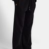 Trousers & Joggers | cernucci Trousers & Joggers Ladies Wide Leg Jogger - Black