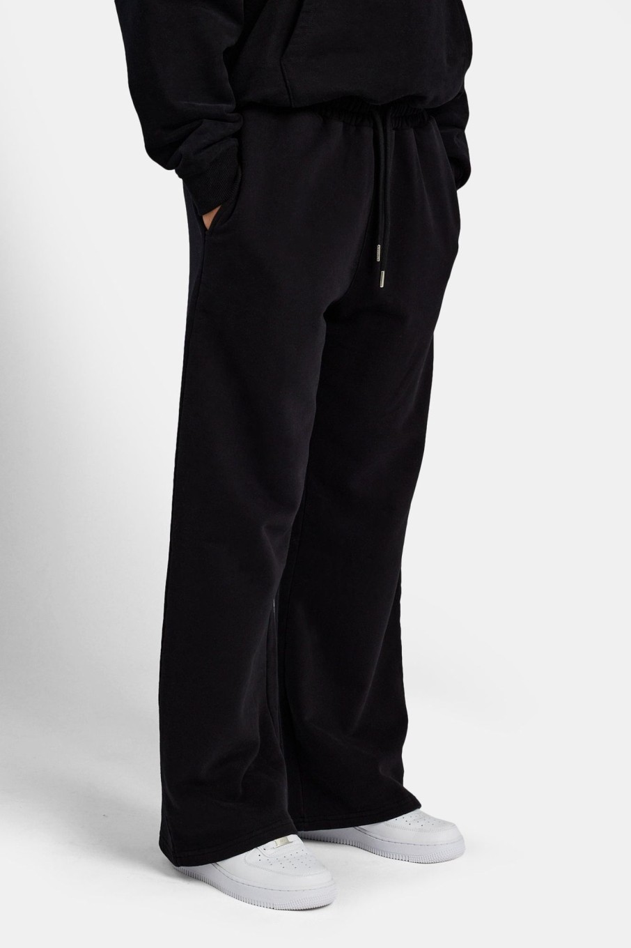 Trousers & Joggers | cernucci Trousers & Joggers Ladies Wide Leg Jogger - Black