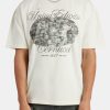 T-Shirts & Vests | cernucci T-Shirts & Vests Oversized Favela Graphic T-Shirt - Ecru