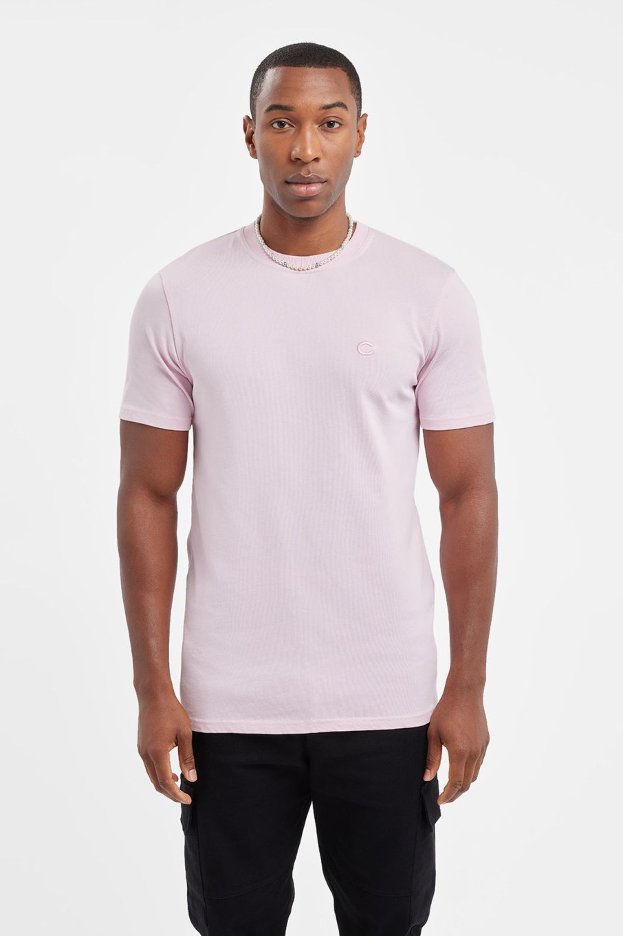 T-Shirts & Vests | CLO-TOP-TEE T-Shirts & Vests Slim Fit C T-Shirt - Light Pink