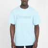 T-Shirts & Vests | cernucci T-Shirts & Vests Oversized Cernucci Classic Embroidered T-Shirt - Baby Blue