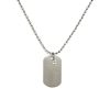 925 Sterling Silver | cernucci 925 Sterling Silver 925 Sterling Silver Oxidised Dog Tag Necklace