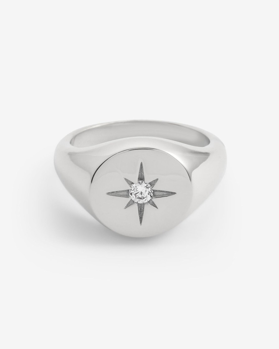 Rings | cernucci Rings Star Gemstone Signet Ring