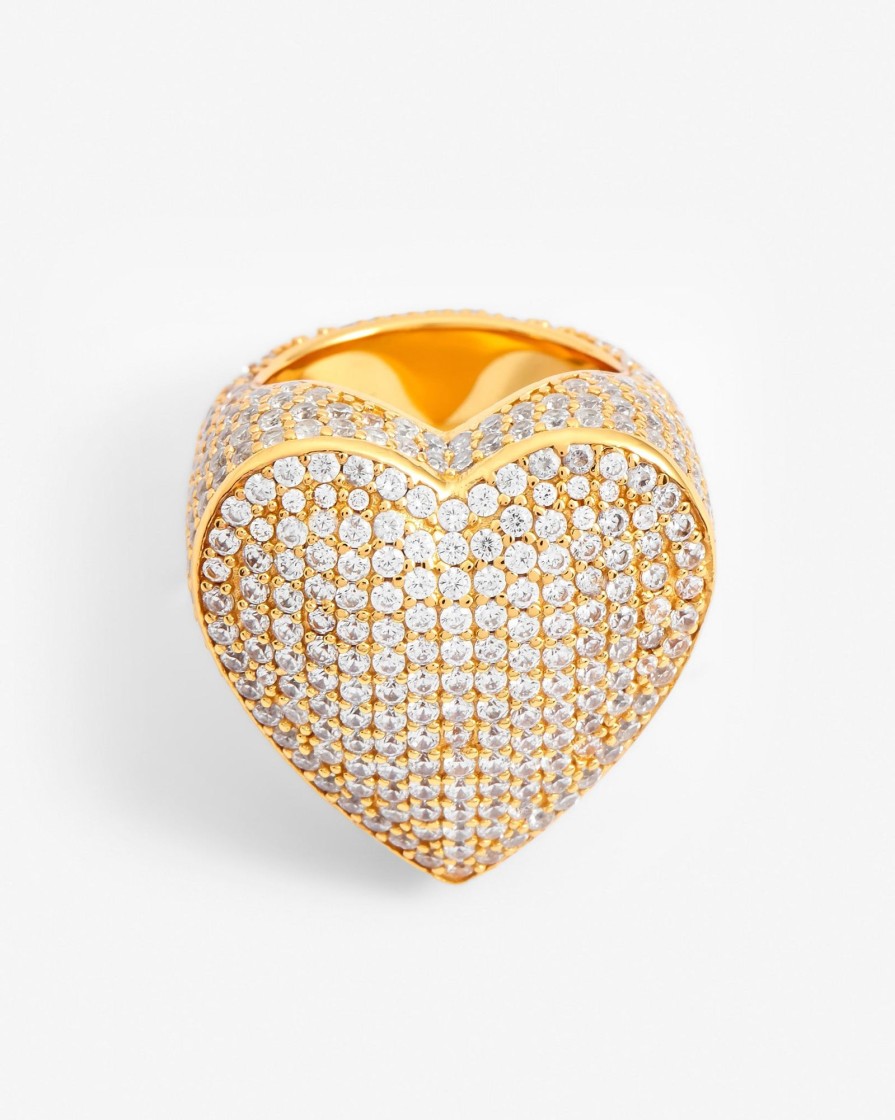 Rings | cernucci Rings Heart Ring - Gold