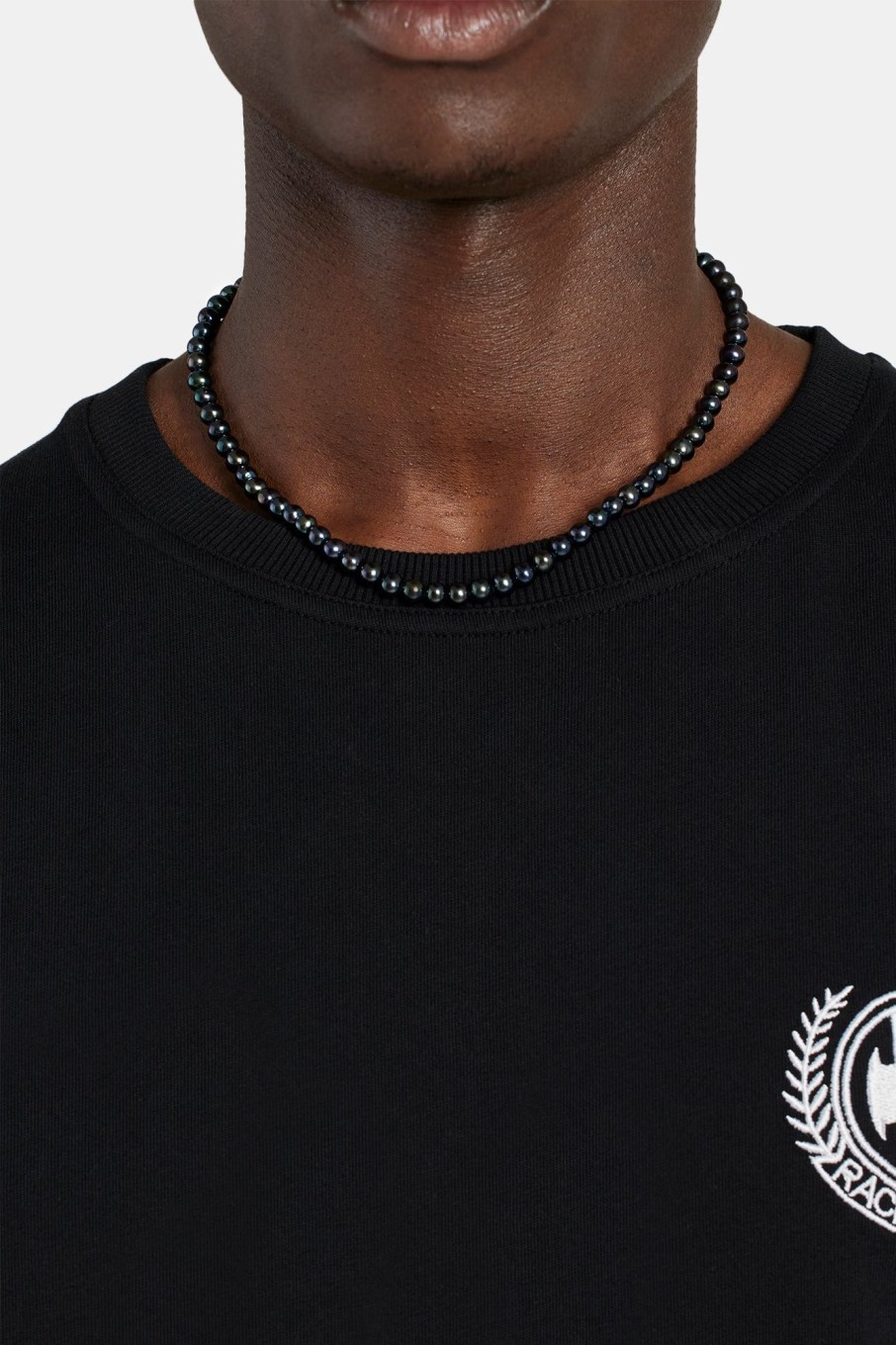 Necklaces | cernucci Necklaces 6Mm Black Freshwater Pearl Necklace