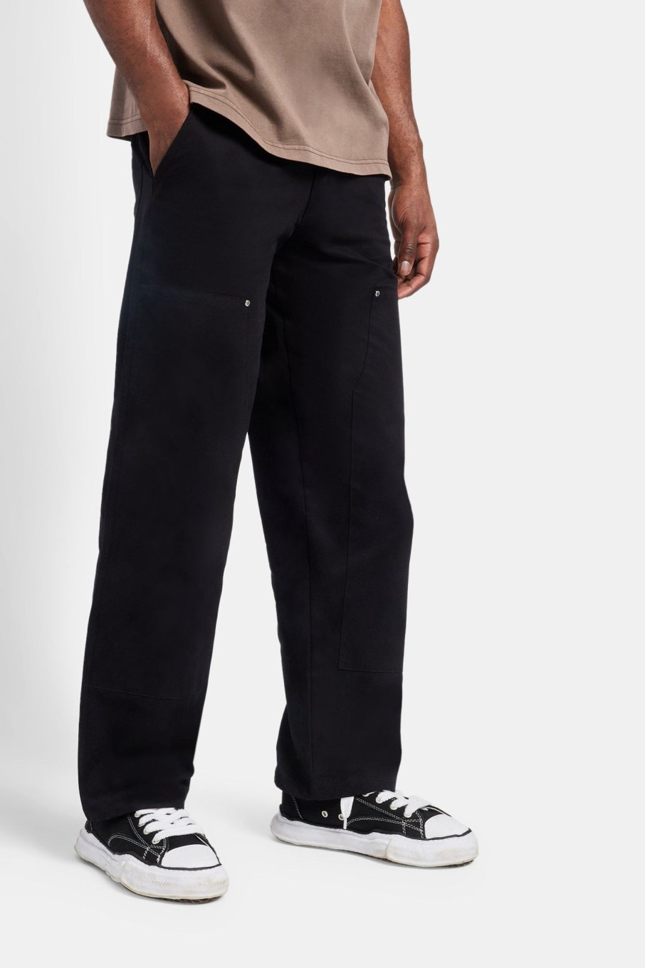 Trousers & Joggers | CLO-BOT-TRO Trousers & Joggers Relaxed Cargo Carpenter Trouser - Black