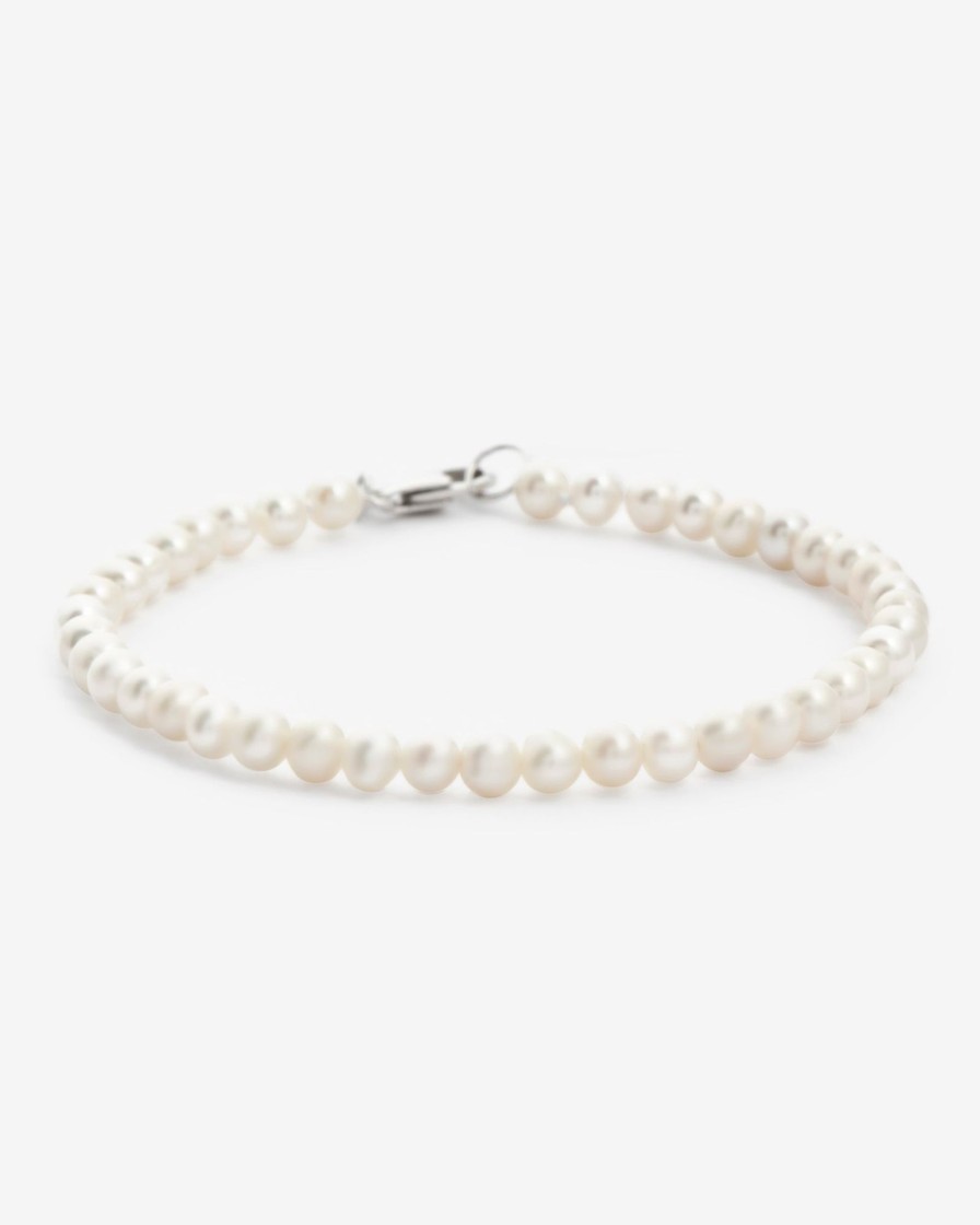 Pearls | JWL-BRA-PRL Pearls 4Mm Pearl Bracelet