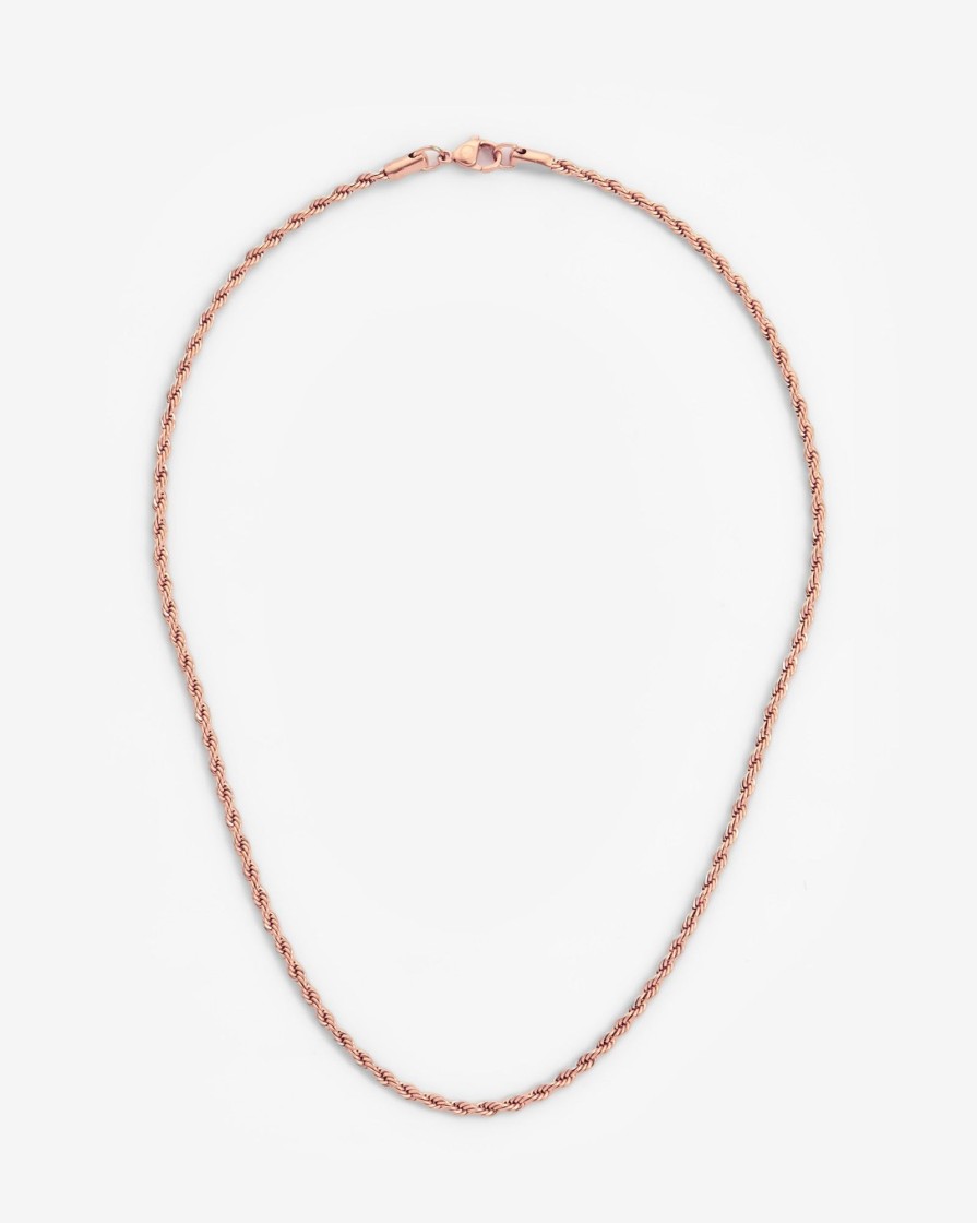 Chains | JWL-CHN Chains 3Mm Rope Chain - Rose Gold