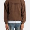 Hoodies & Sweatshirts | cernucci Hoodies & Sweatshirts Cernucci Embroidered Hoodie - Chocolate