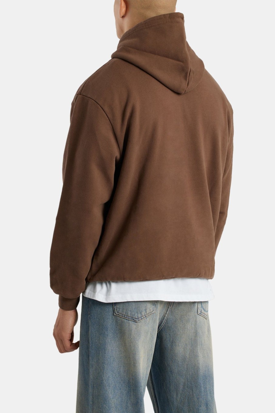 Hoodies & Sweatshirts | cernucci Hoodies & Sweatshirts Cernucci Embroidered Hoodie - Chocolate