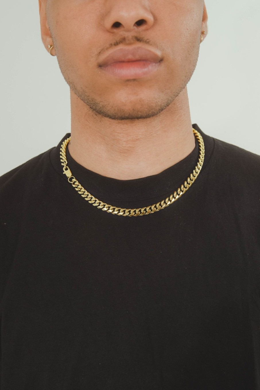 Chains | cernucci Chains 8Mm Miami Cuban Link Chain - Gold