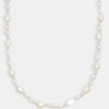 Pearl Necklaces & Bracelets | cernucci Pearl Necklaces & Bracelets Baroque Freshwater Pearl Necklace - White