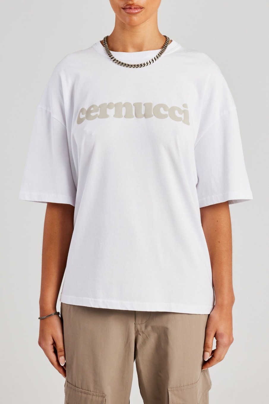 T-Shirts & Tops | CLO-TOP-TEE T-Shirts & Tops Oversized T-Shirt - White